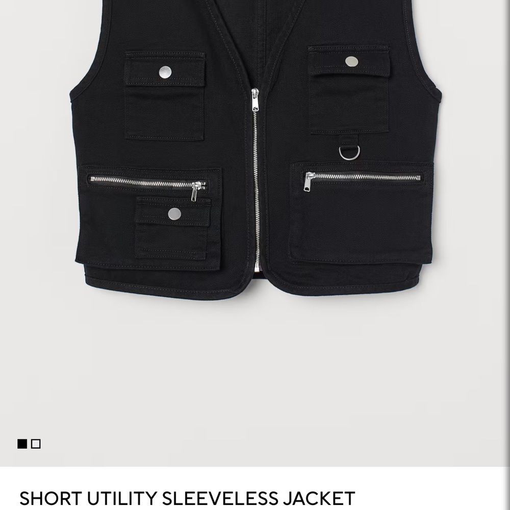 H&M Divided Multi Pocket Cargo Tactical Vest⌚️ - Picture 6 of 12